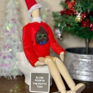 Elf Doll Potty Training Accessories with Book